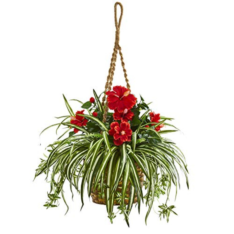 Hanging basket artificial plan – Spider Plant Hanging Bewertung und Preis