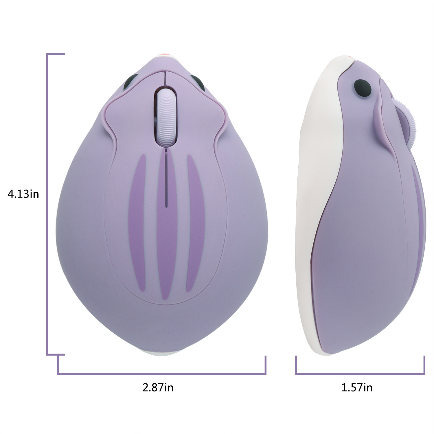 2.4G Wireless Mouse Purple Ham – Tradescantia Purple Bewertung und Preis