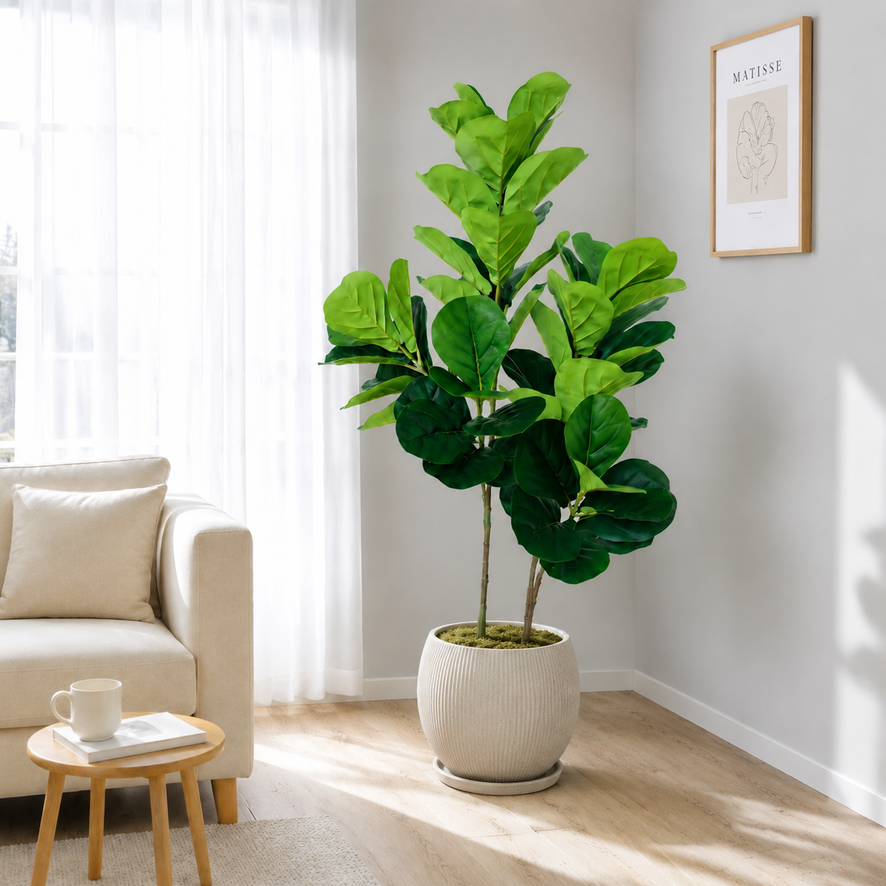 130cm/4.3ft Artificial Ficus L – Ficus Lyrata Tree Bewertung und Preis