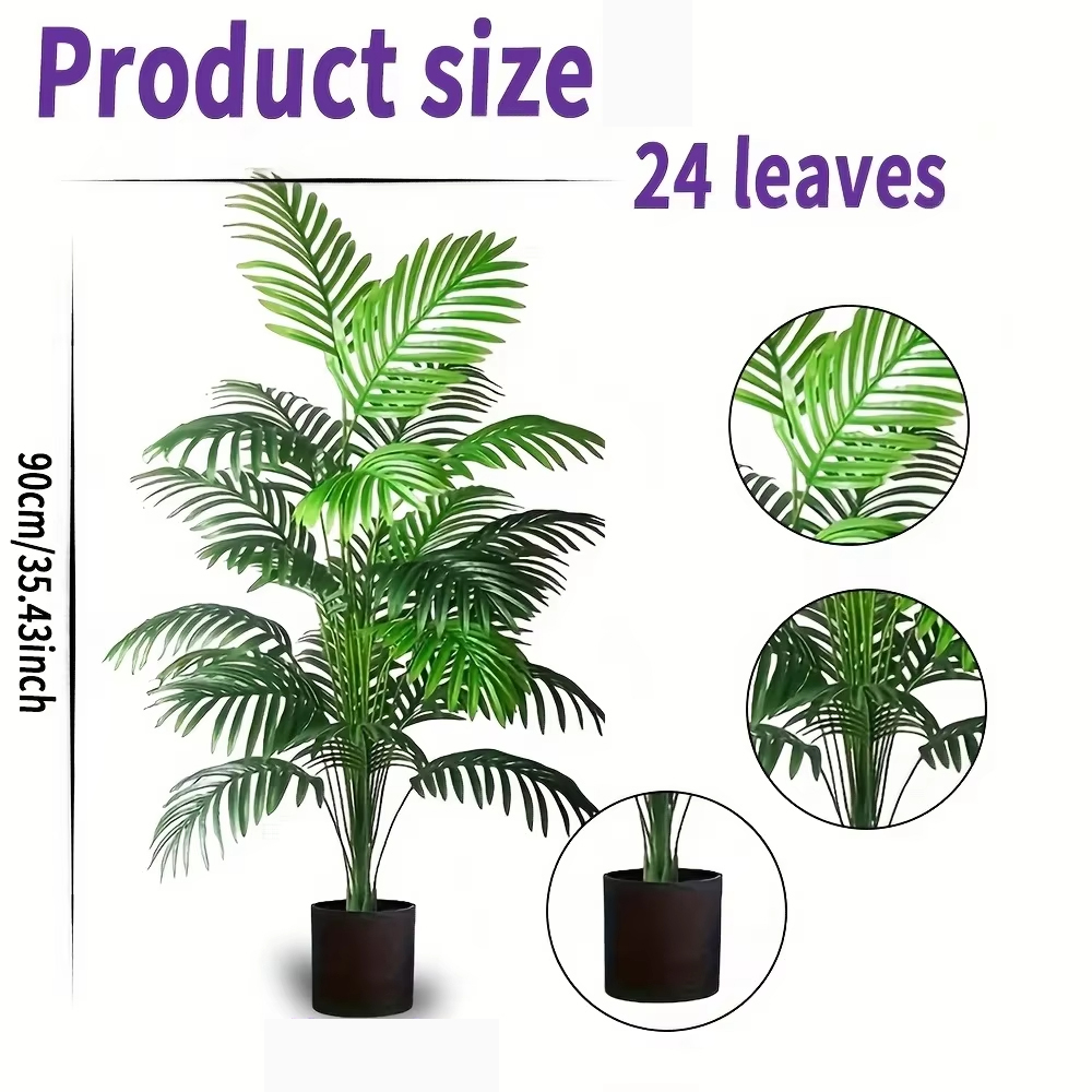 24 Leaves Areca Palm Artificia – Dracaena Marginata Bewertung und Preis