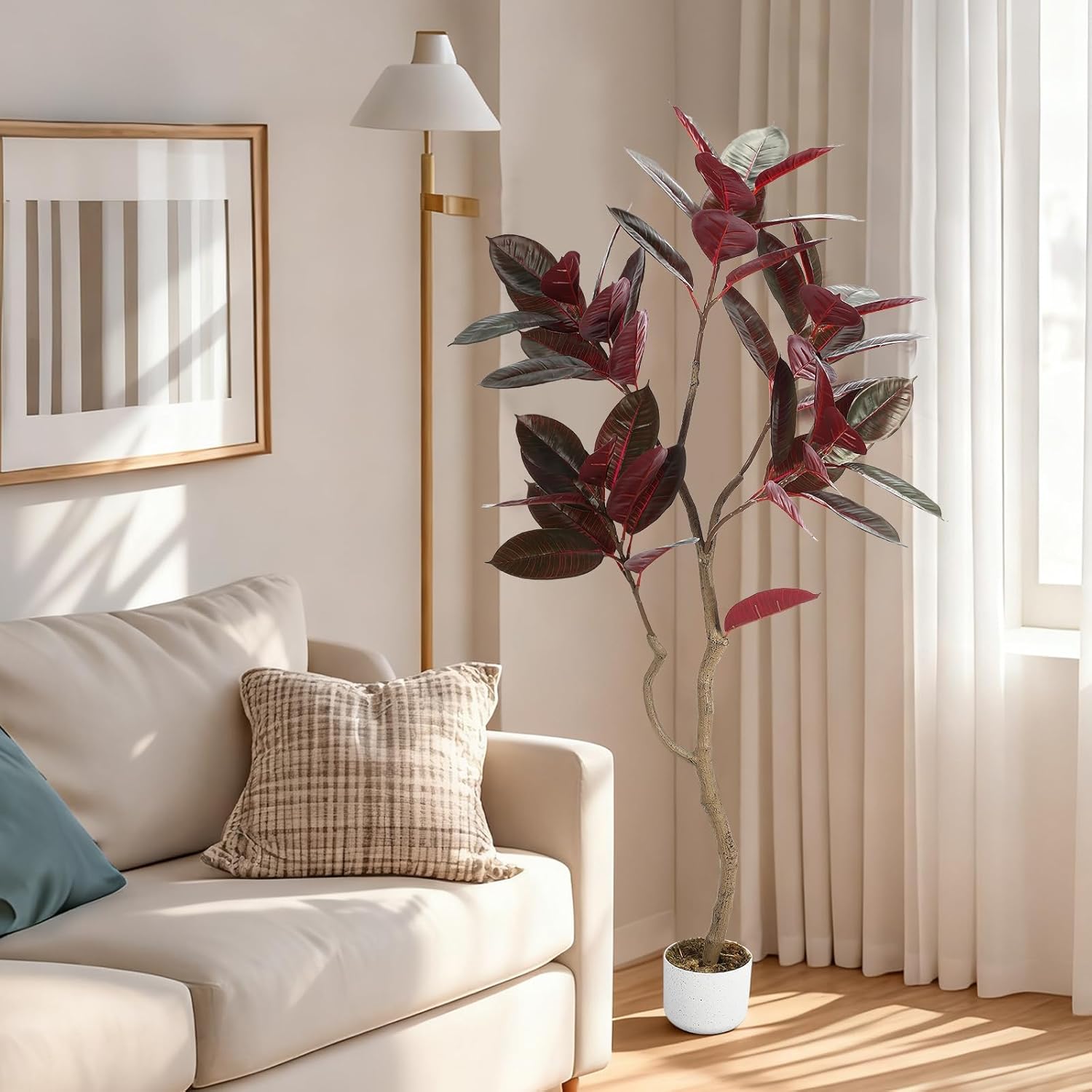 Artificial Fiddle Leaf Fig Tre – Ficus Lyrata Tree Bewertung und Preis