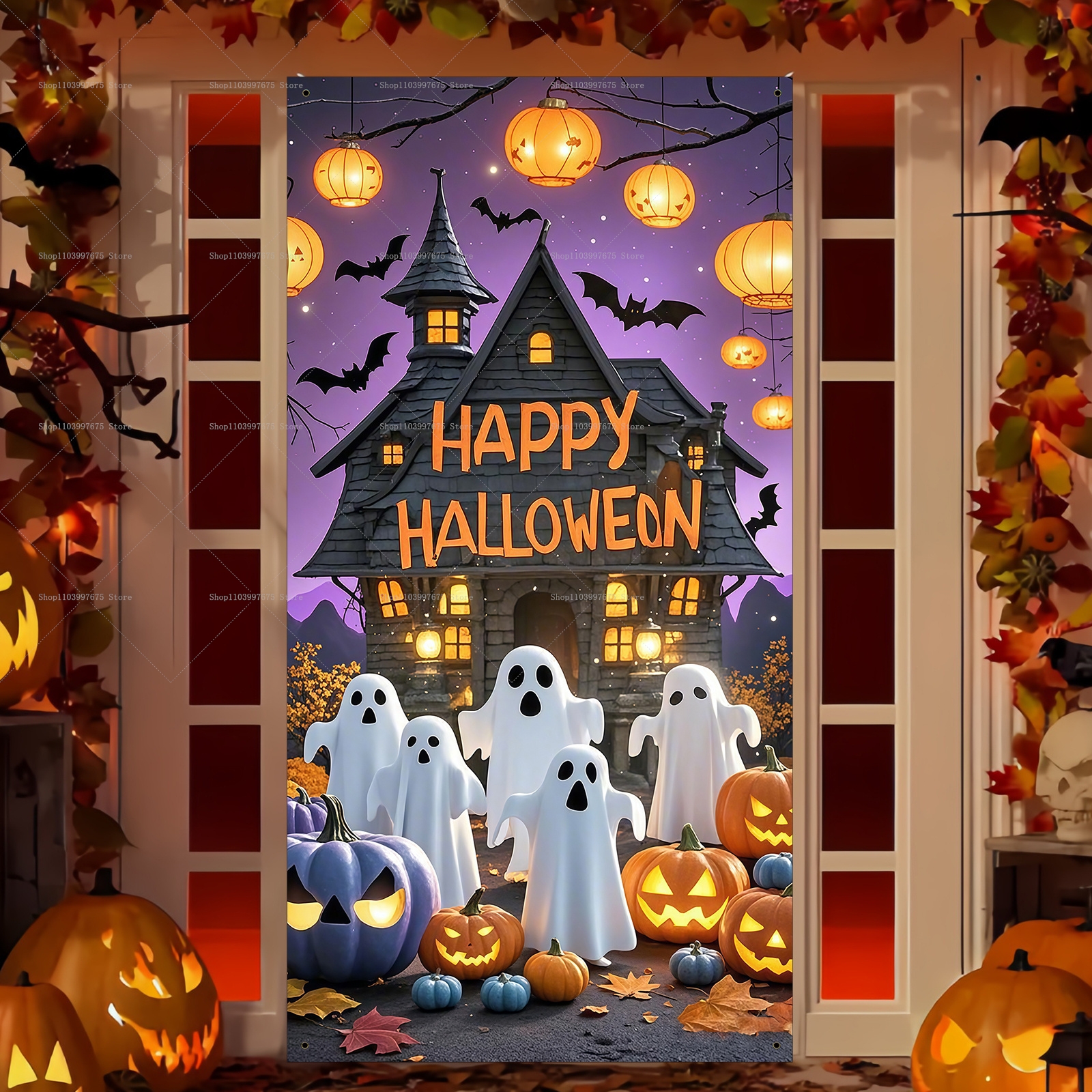 Happy Halloween Door Banner Ev – Spider Plant Hanging Bewertung und Preis