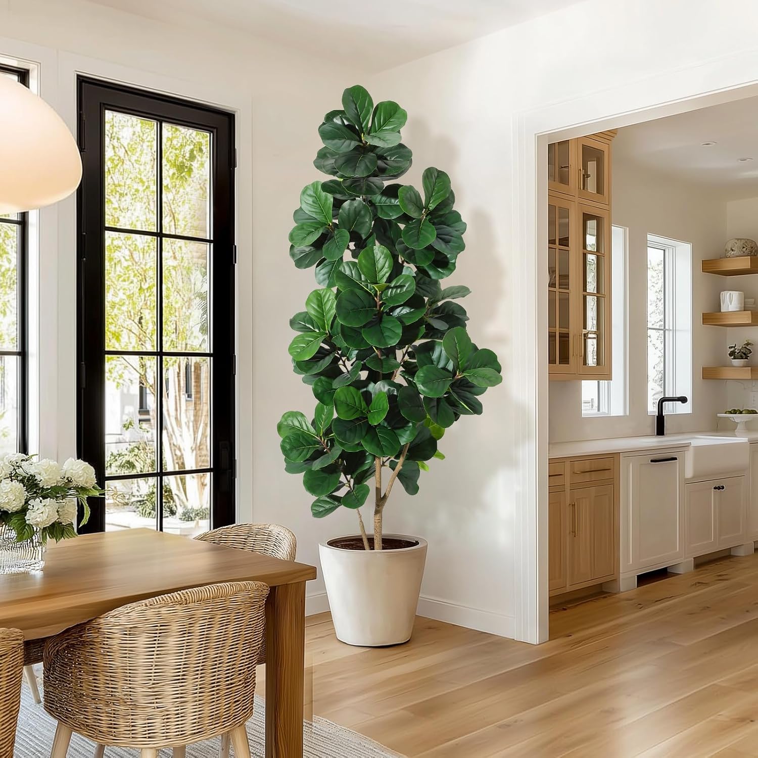 4-7 FT Fiddle Leaf Fig Tree Ar – Ficus Lyrata Tree Bewertung und Preis
