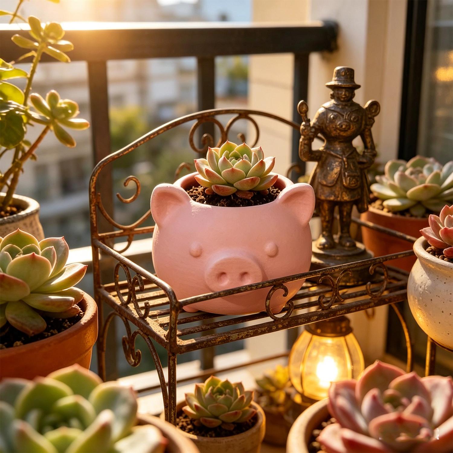 10/1pcs 3D Printed Creative Pi – Echeveria Succulent Bewertung und Preis