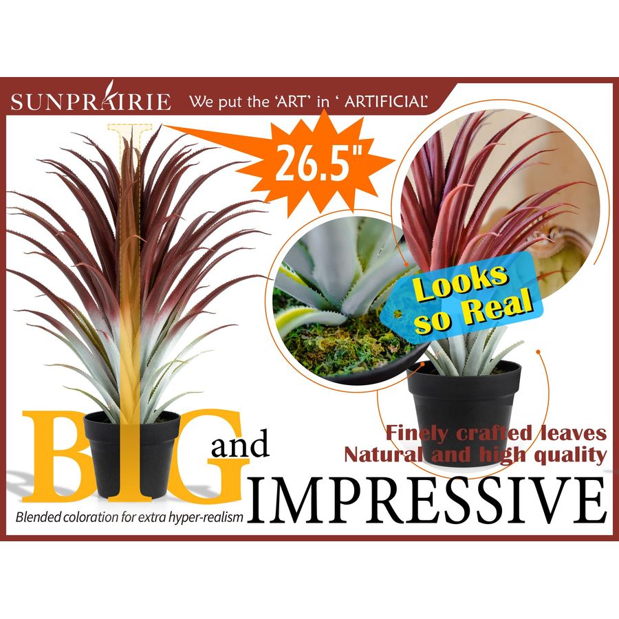 Hyper Realistic Big Red Artifi – Aloe Vera Pot Bewertung und Preis