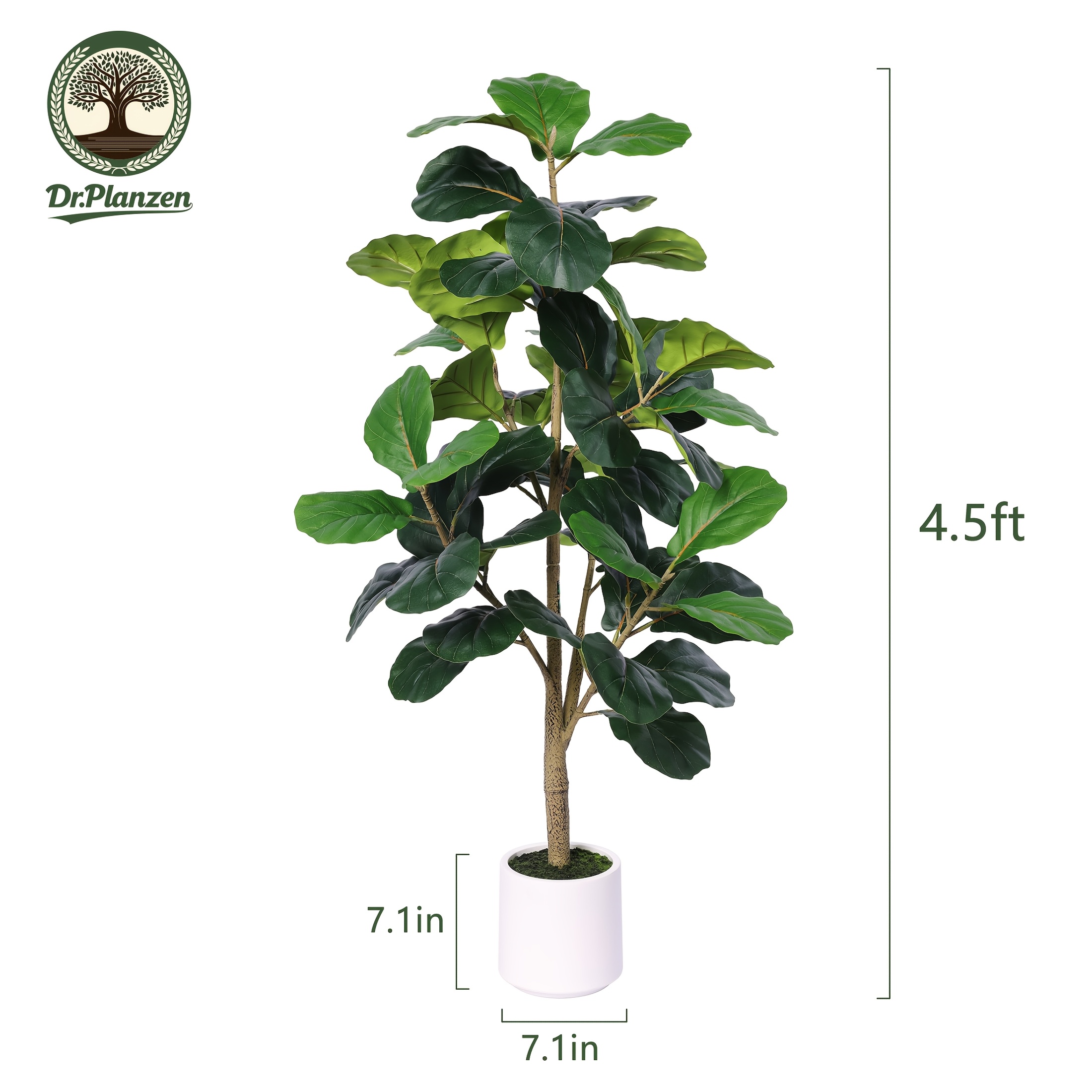 4.5ft Realistic Artificial Fid – Ficus Lyrata Tree Bewertung und Preis