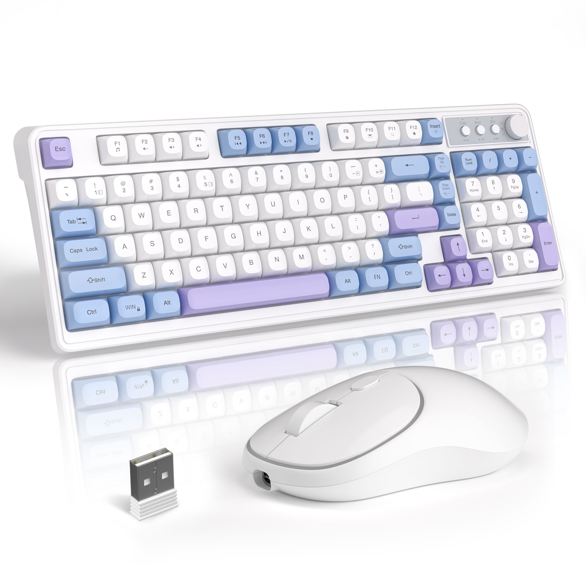 MageGee Wireless Gaming Keyboa – Tradescantia Purple Bewertung und Preis