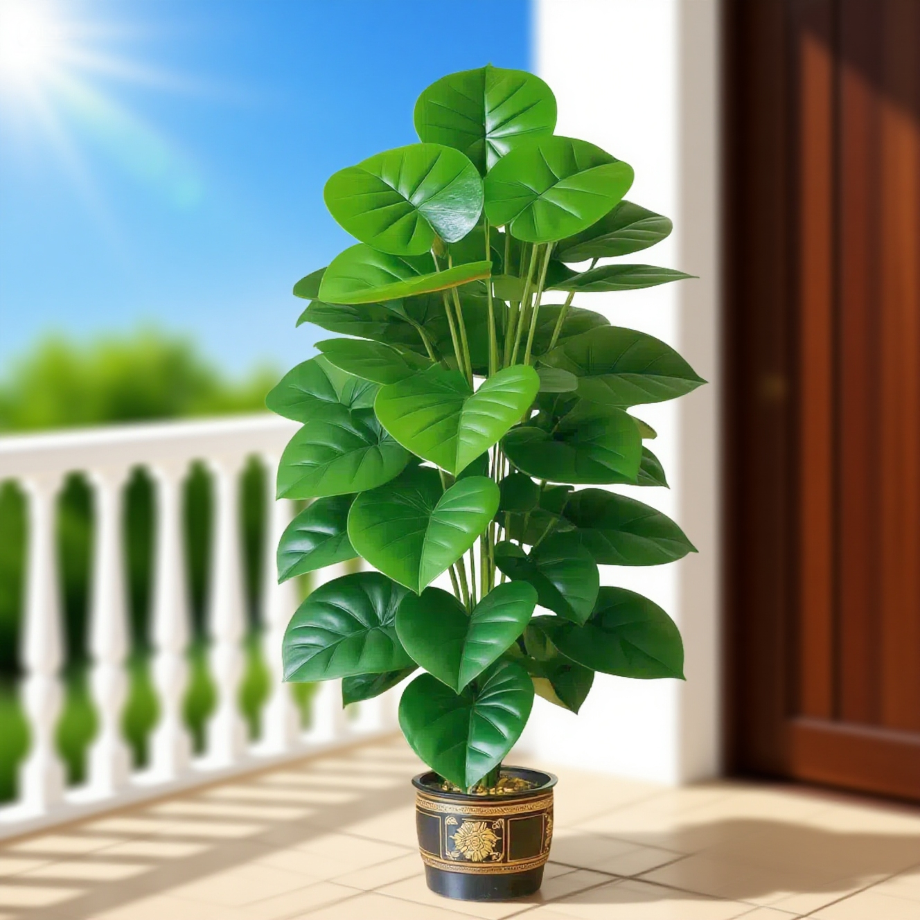 Large Artificial Pothos Plant  – Dracaena Marginata Bewertung und Preis
