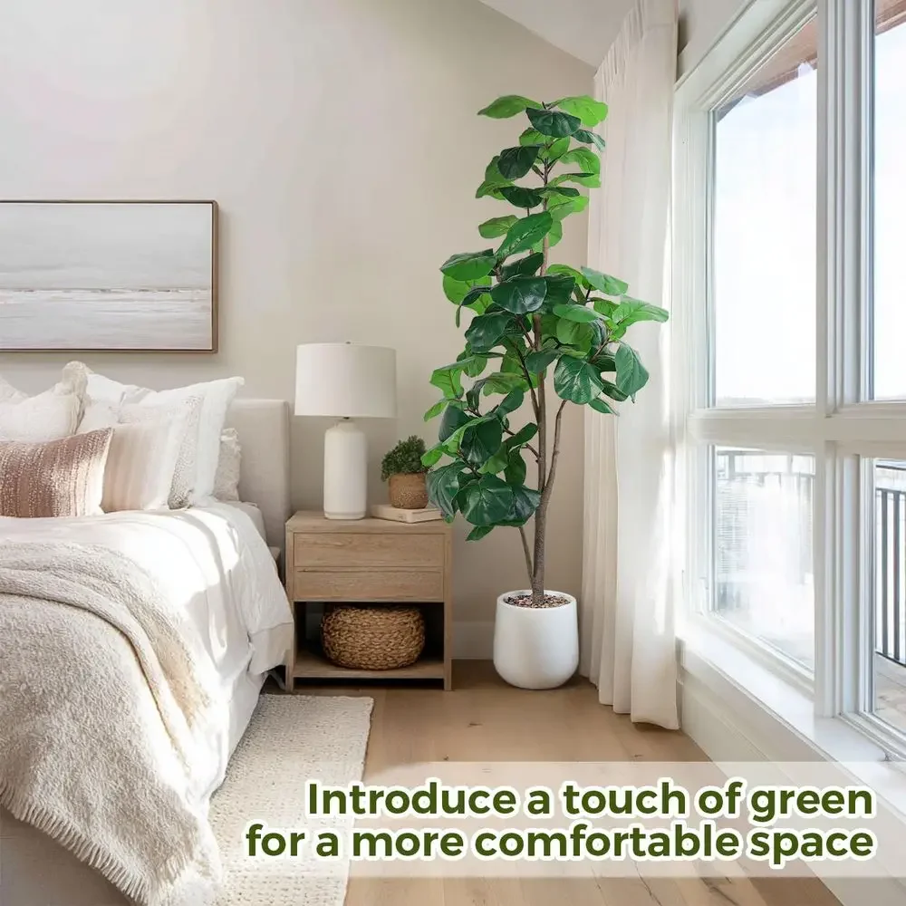 Artificial Large Ficus Lyrata  – Ficus Lyrata Tree Bewertung und Preis