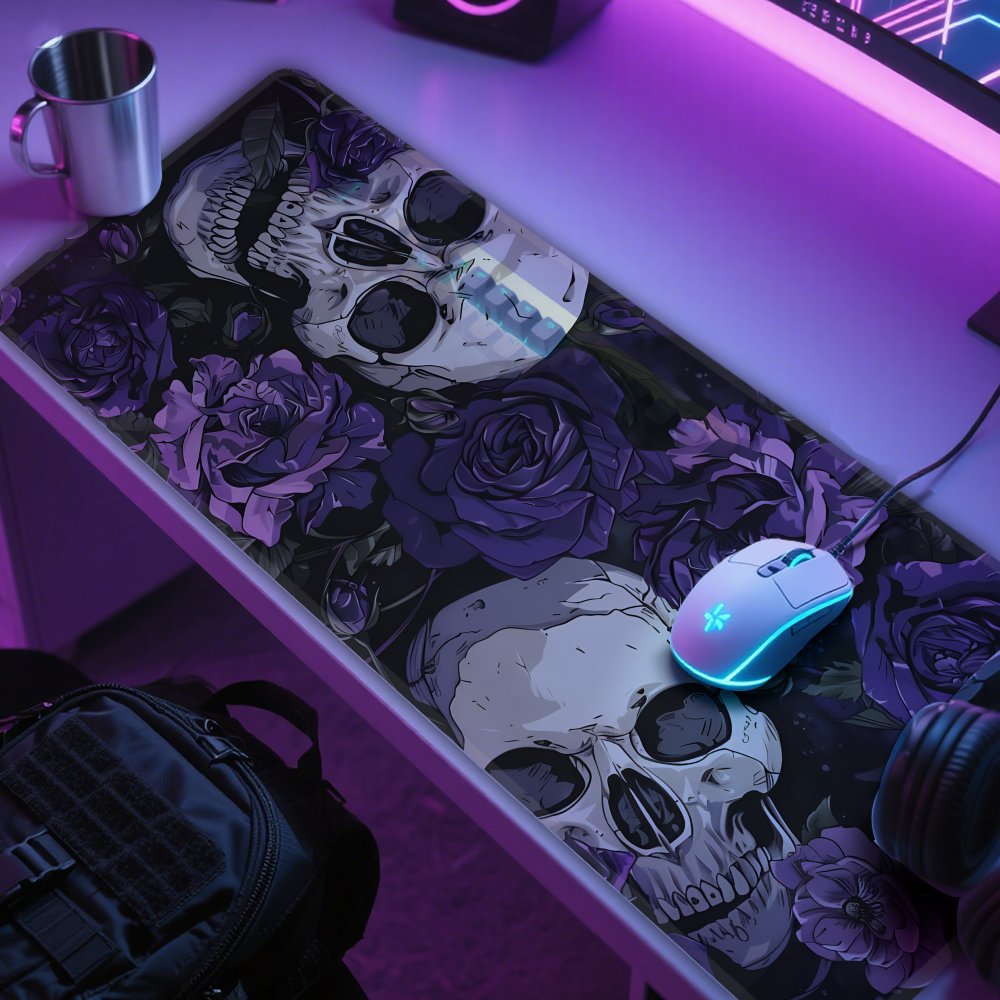 Gothic skull and purple flower – Tradescantia Purple Bewertung und Preis